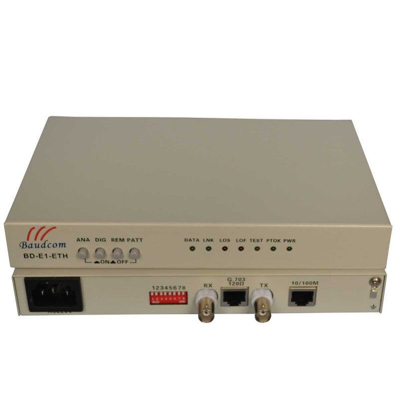 Single Port Fast Ethernet over E1 Converter