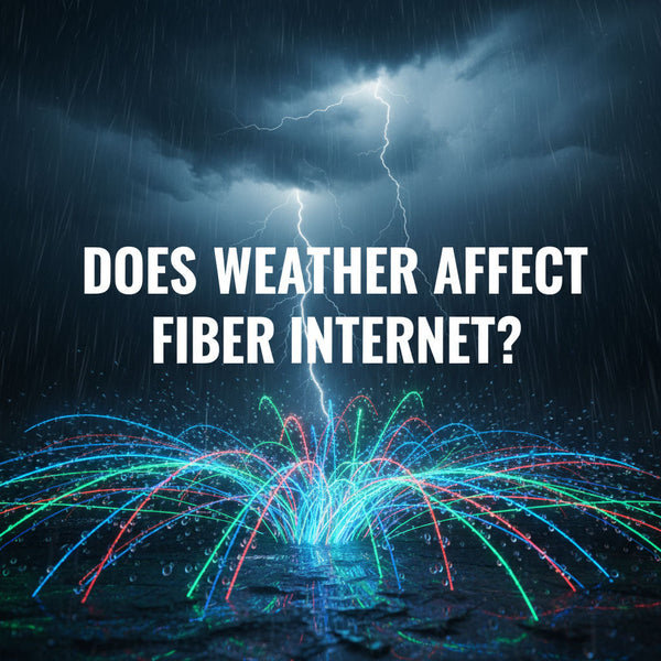 Does weather affect fiber internet?