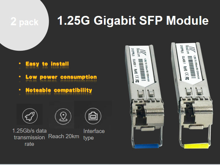 SFP Module fiber Optical Transceiver 1.25G