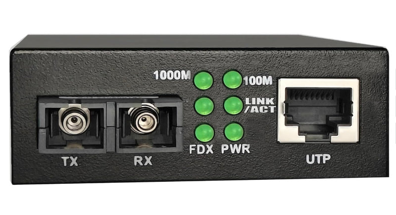 gigabit fiber media converter interface