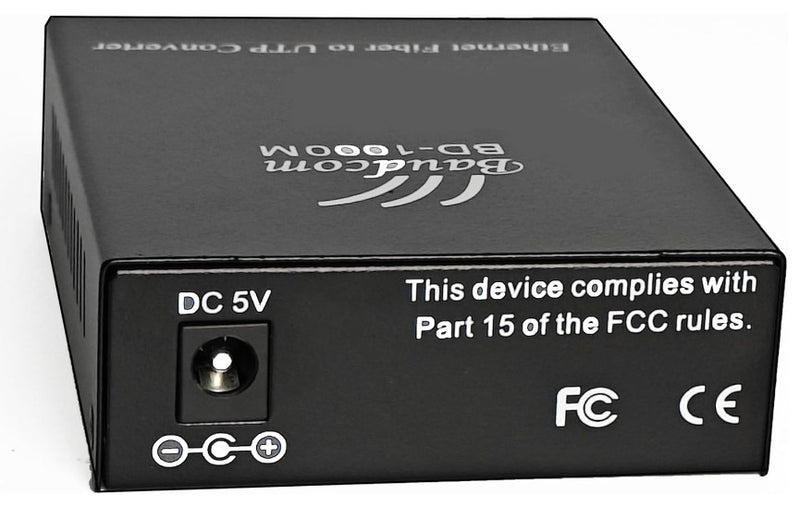 Dual SC Fiber Media Converter