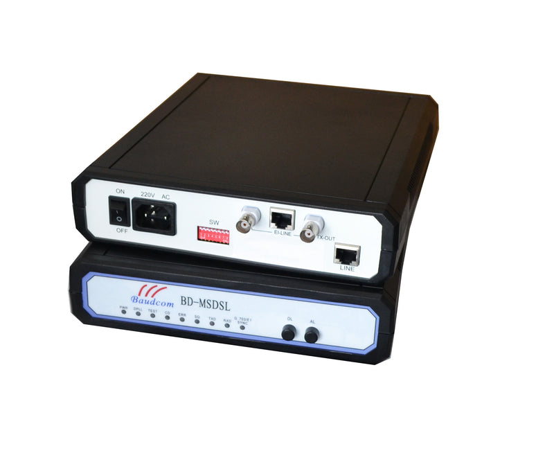 2-wire G.SHDSL modem with E1 or V.35 V.24