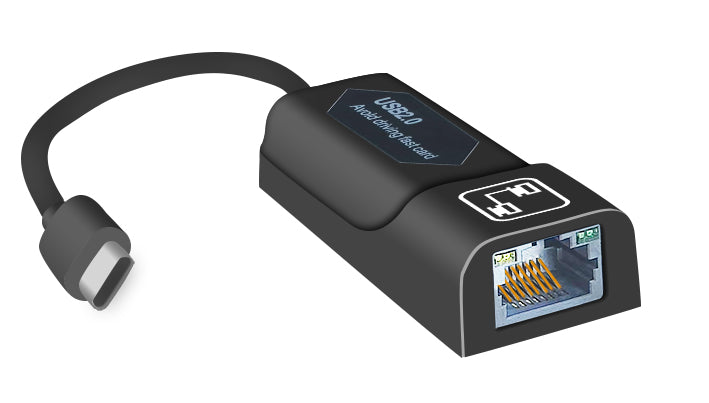 Type-C to 100M/1000M RJ45 Ethernet LAN Network Adapter