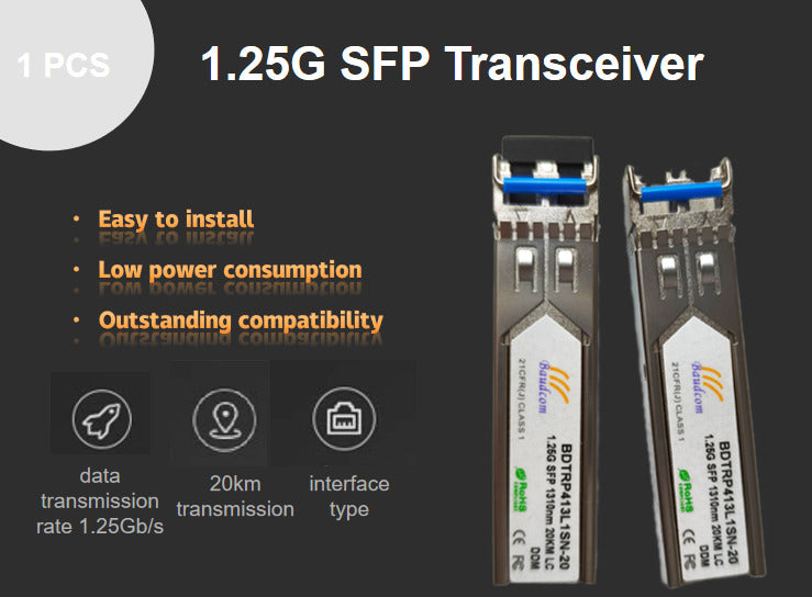 SFP Optical Transceiver 1.25G with DDM mornitor