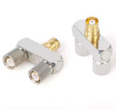 Coaxial adapter Y link connector