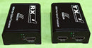 hdmi fiber extender front side with RX TX interface