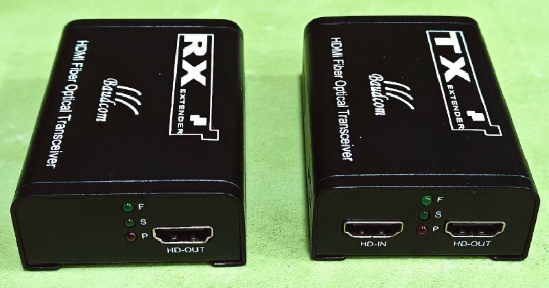 Extender Rx HDMI over Fiber Extender