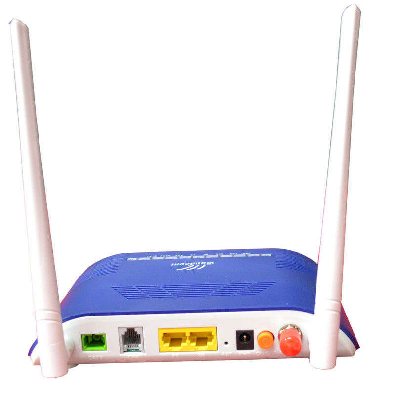 1GE Gigabit Ethernet 1FE Fast Ethernet WiFi POTS CATV GPON ONU modem