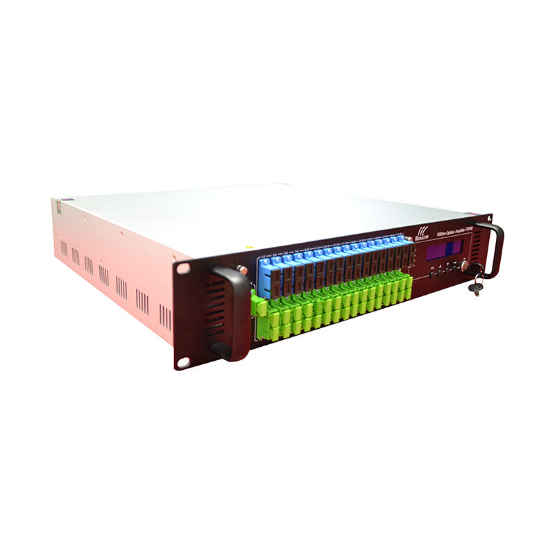 High Power 32 Port EDFA fiber optical amplifier with WDM