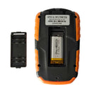 mini optical power meter's back