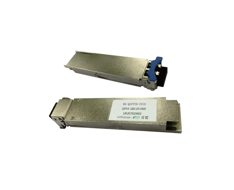 100Gb/s QSFP28 LR4 10km 1296/1300/1305/1309 nm Optical Transceiver Module