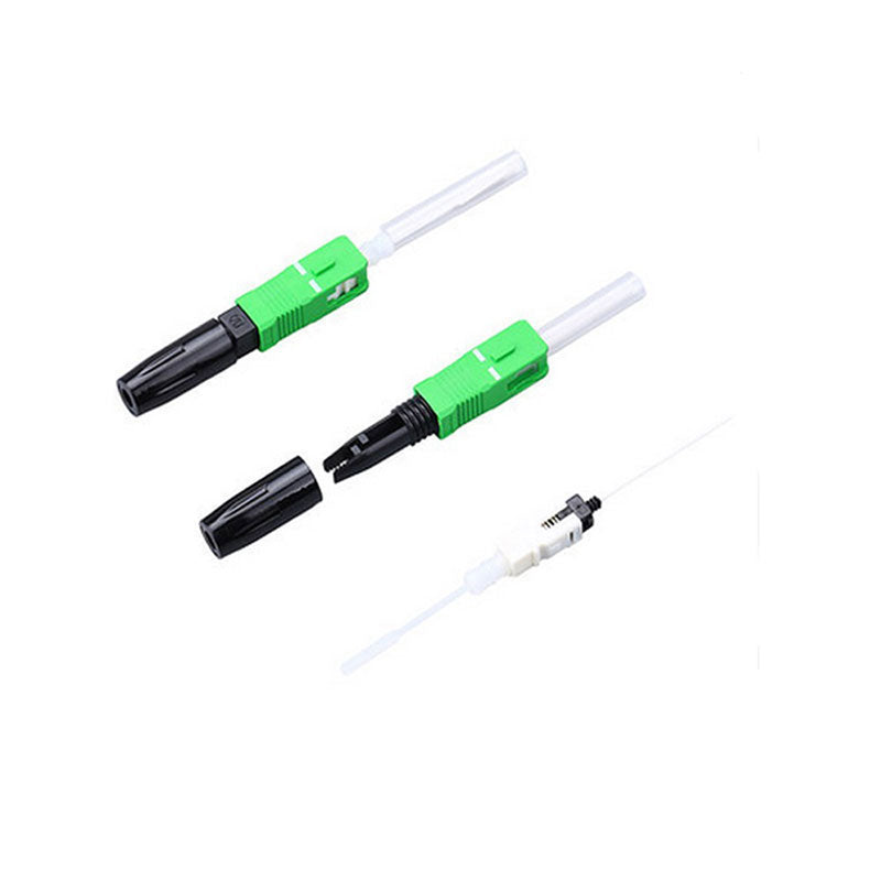 Fusion Splice Connector SC APC Fiber Optic Connectors Useful Fiber Ada
