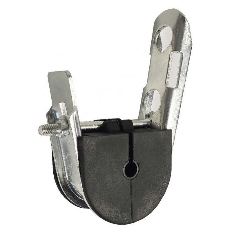J hook suspension clamp with bracket