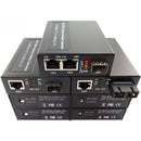 2Ports 100M POE ethernet work fiber media converter